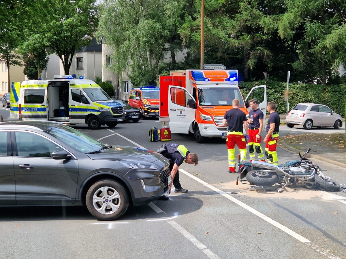 Menden: Tödlicher Motorradunfall auf der Werler Straße