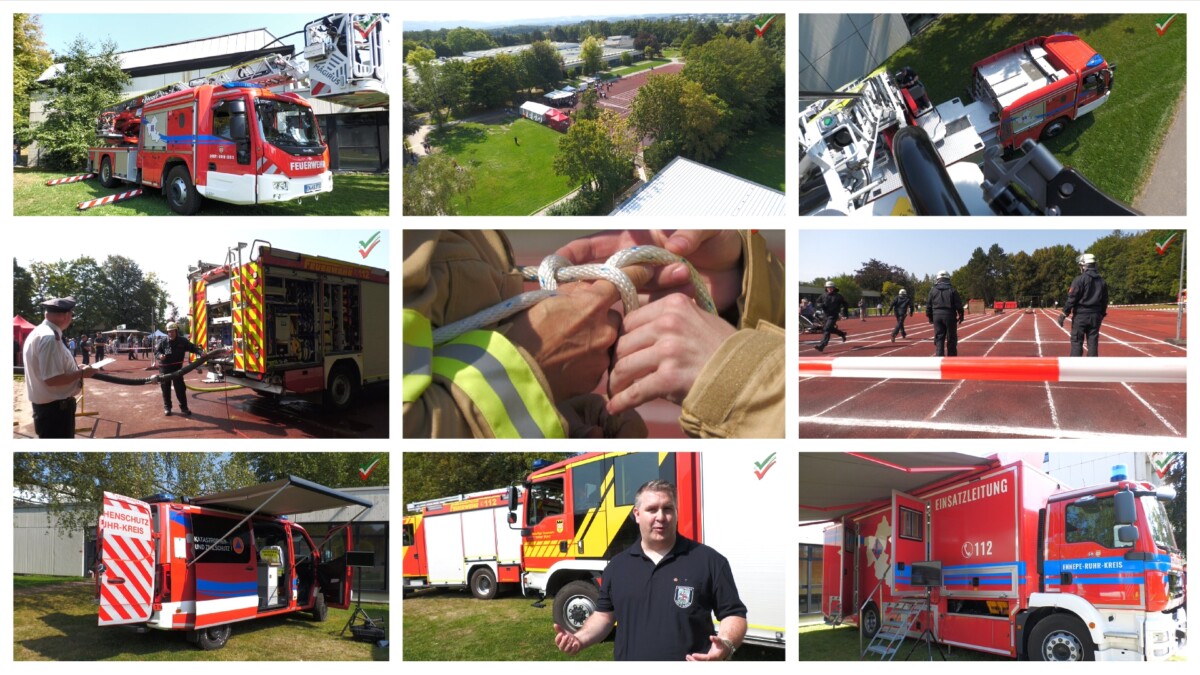 Blaulichtmeile und Leistungsnachweis der Feuerwehren Ennepe-Ruhr-Kreis in Wetter (Ruhr)