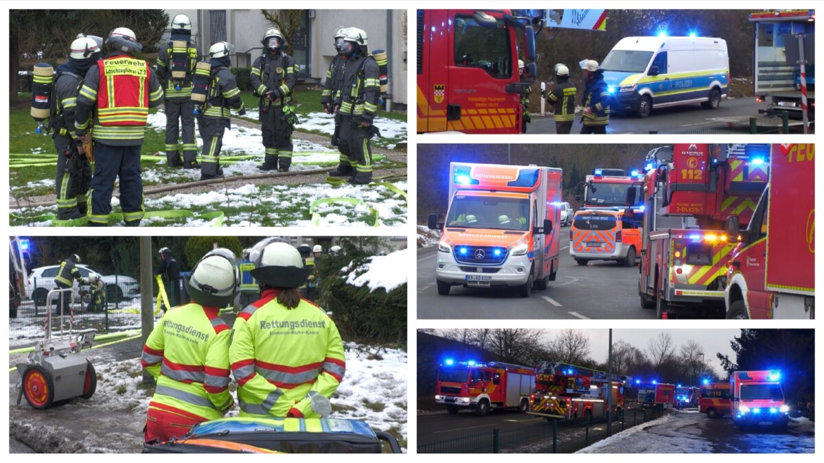 Feuerwehr Großeinsatz nach Verpuffung in Wetter (Ruhr) – Kripo, LKA vor Ort