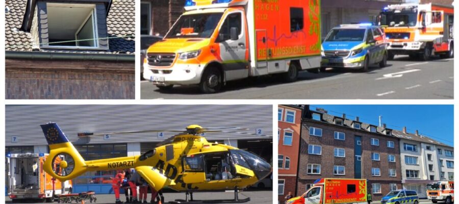 Tragisches Familiendrama in Hagen: Vater stirbt nach Angriff auf Sohn – RTH im Einsatz