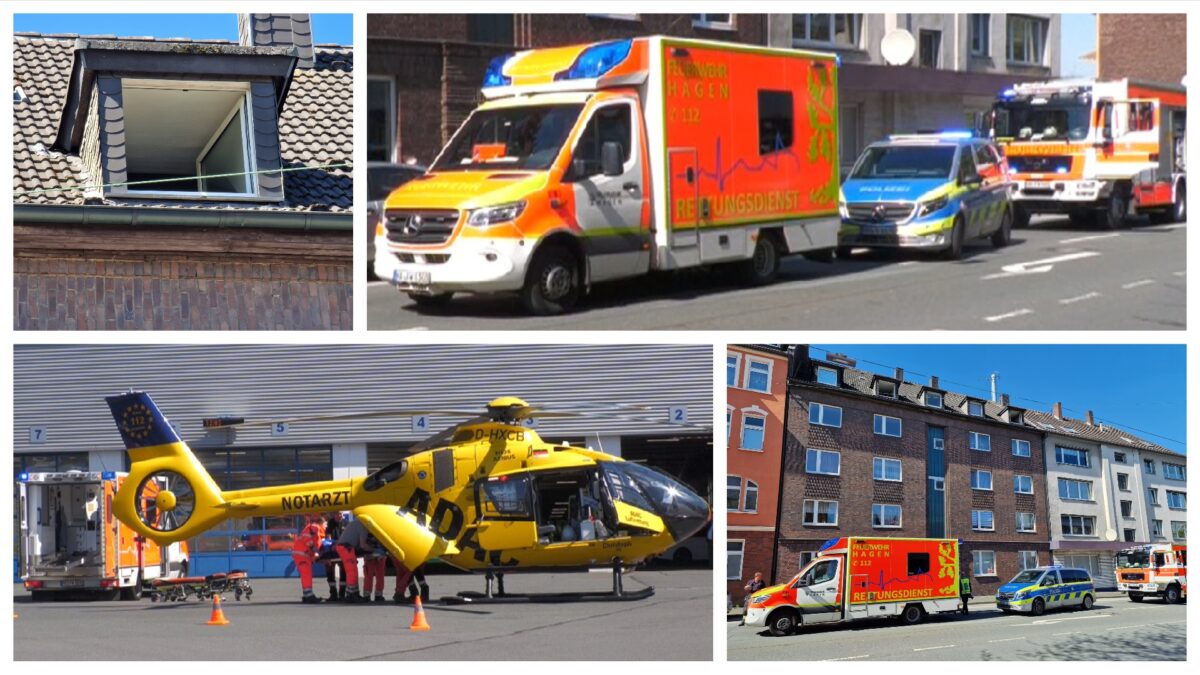 Tragisches Familiendrama in Hagen: Vater stirbt nach Angriff auf Sohn – RTH im Einsatz