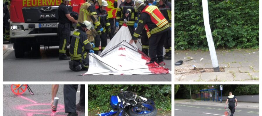 Schwerer Motorradunfall: Probefahrt endet tragisch – Motorradfahrer in Lebensgefahr