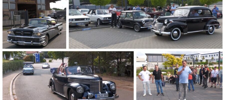 Für den guten Zweck: Oldtimer-Tour in Volmarstein mit rund 50 Fahrzeugen