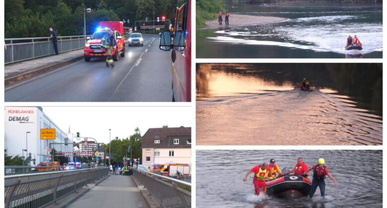Großalarm an der Ruhr: Feuerwehr & DLRG im Einsatz – Jugendliche vermisst | RTH-Einsatz