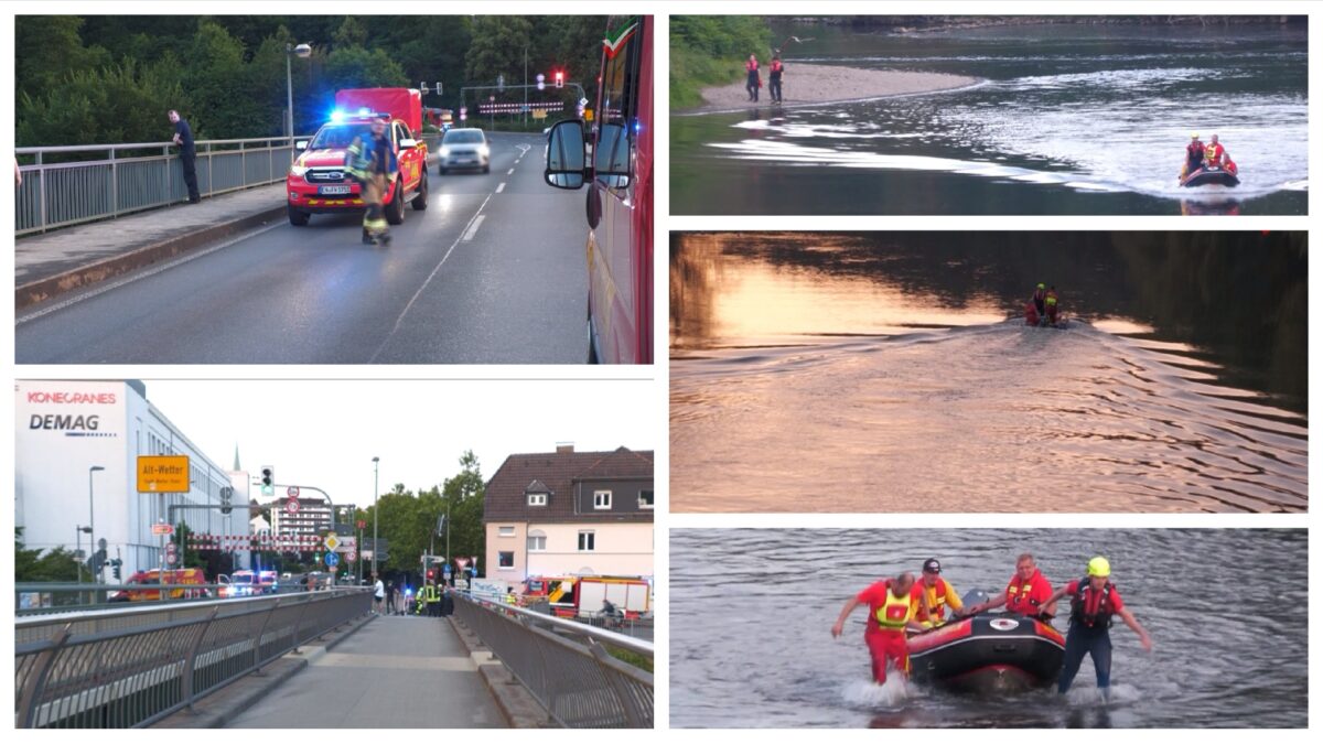 Großalarm an der Ruhr: Feuerwehr & DLRG im Einsatz – Jugendliche vermisst | RTH-Einsatz
