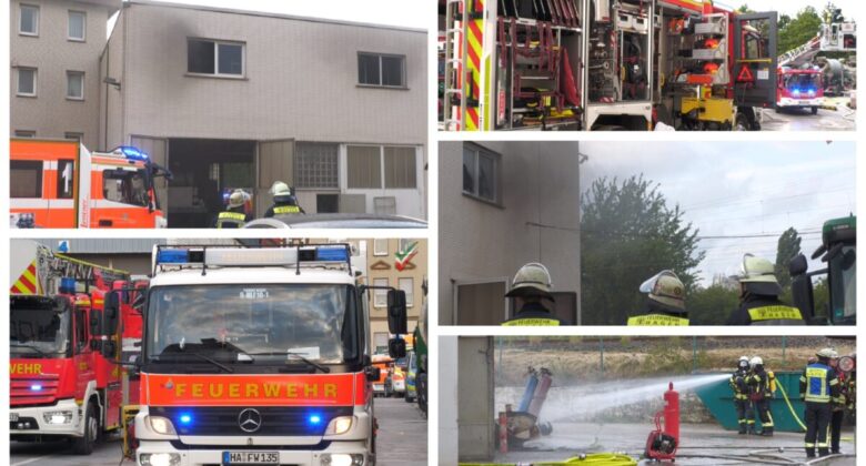 Brand in Spedition – Werkstatt verraucht – Feuer schnell unter Kontrolle
