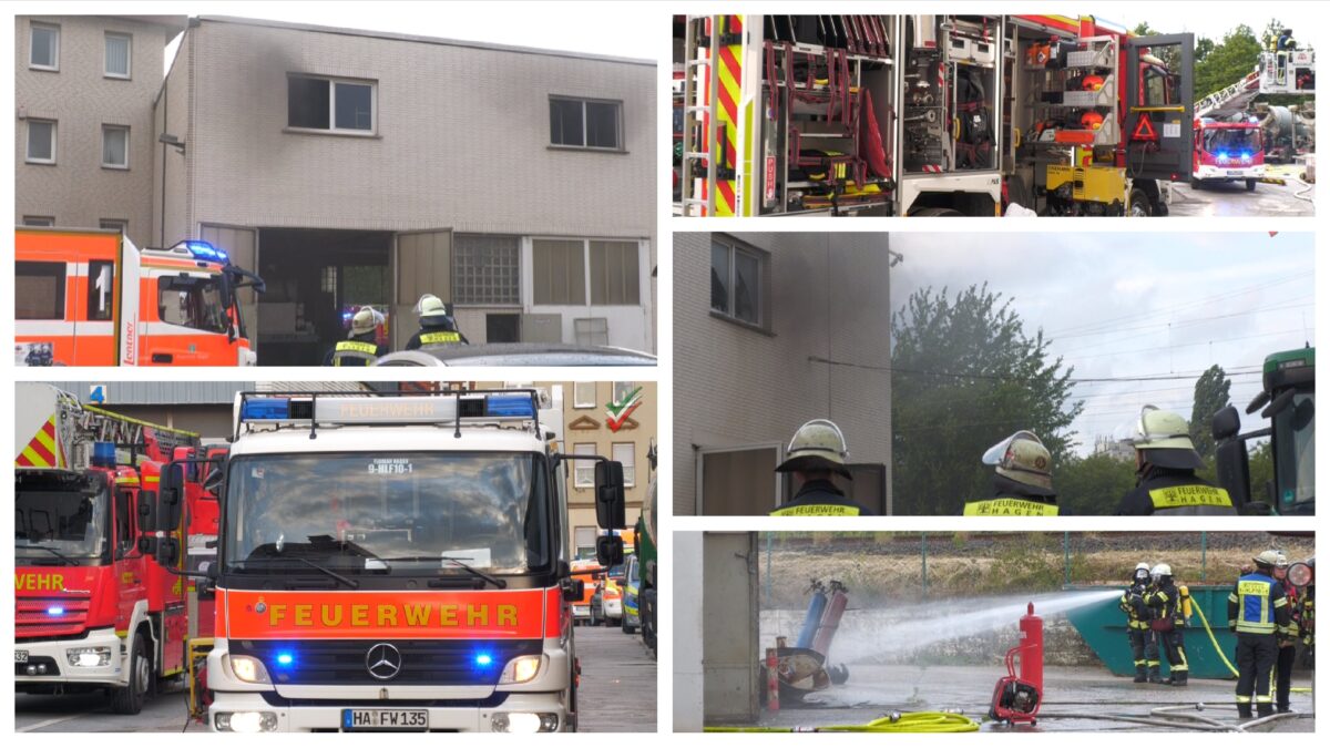 Brand in Spedition – Werkstatt verraucht – Feuer schnell unter Kontrolle