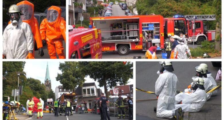 Arsenalarm in Wetter (Ruhr): Chemieunfall in Wohnung – Feuerwehr rückt mit Schutzanzügen vor