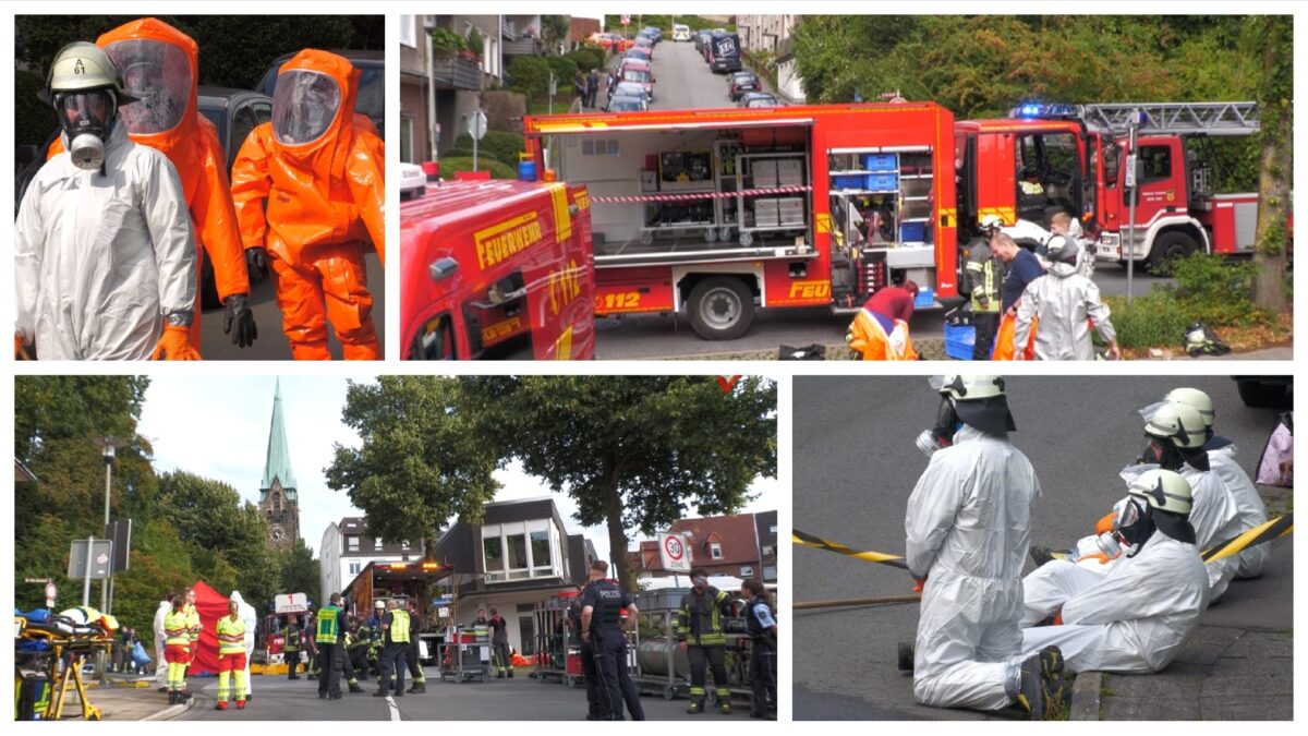 Arsenalarm in Wetter (Ruhr): Chemieunfall in Wohnung – Feuerwehr rückt mit Schutzanzügen vor
