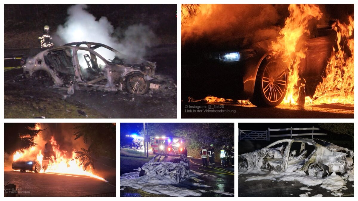 PKW in Vollbrand! BMW brennt lichterloh am Tücking – Feuerwehr-Einsatz in Hagen-Haspe