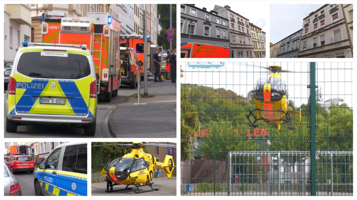 Schock in Hagen: Kleinkind stürzt aus dritter Etage – Rettungshubschrauber im Einsatz
