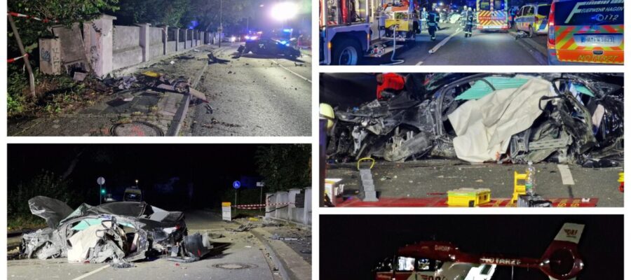 Tödlicher Unfall in Hagen-Haspe – 20-Jähriger stirbt, zwei junge Frauen schwer verletzt