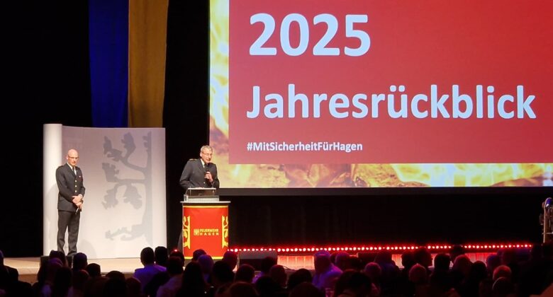 Jahresdienstbesprechung – Feuerwehr Hagen zieht Bilanz: Mehr Personal, moderne Technik und starke Nachwuchsarbeit
