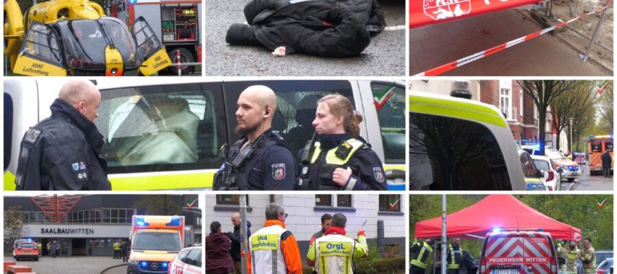 Gewalttat in Witten – Vater sticht Frau und Kinder nieder: Junge stirbt, zwei Schwerverletzte