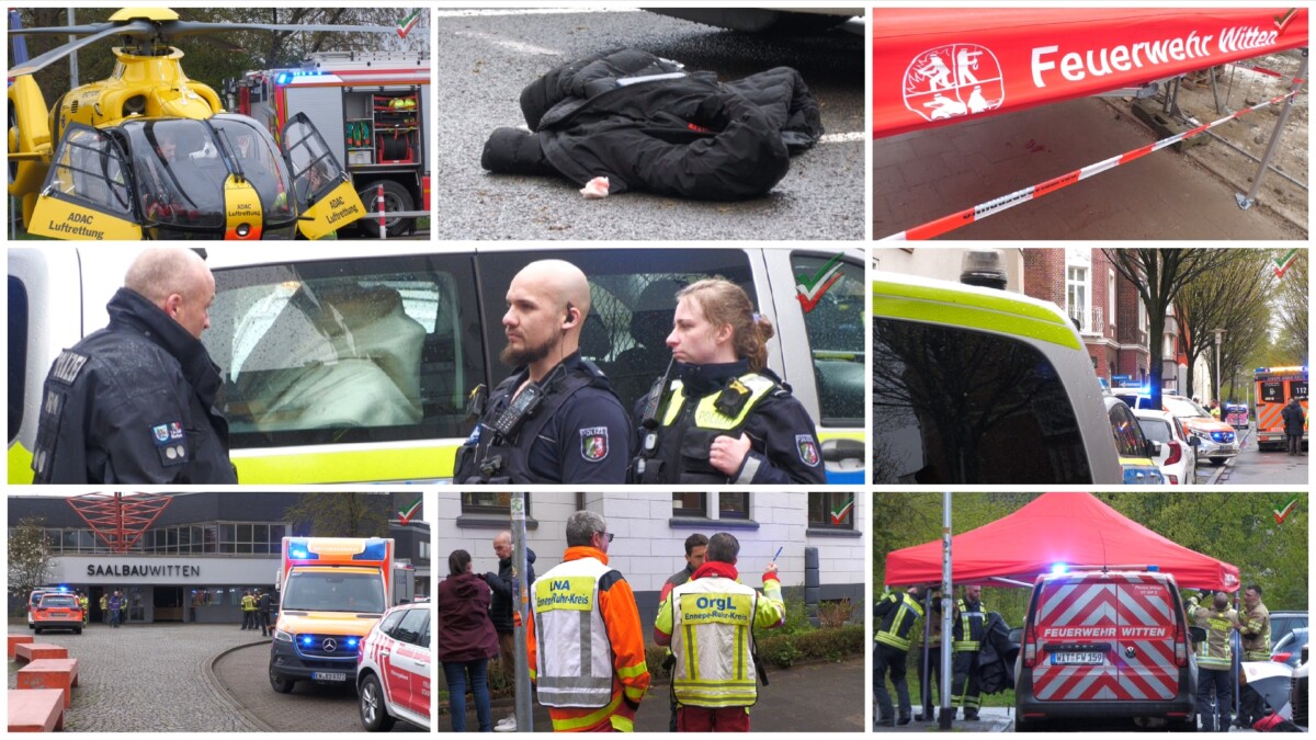 Gewalttat in Witten – Vater sticht Frau und Kinder nieder: Junge stirbt, zwei Schwerverletzte